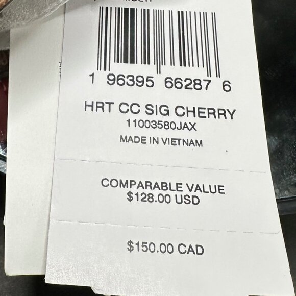 Coach Heart Signature Cherry Coin Purse - NWT - Picture 7 of 7